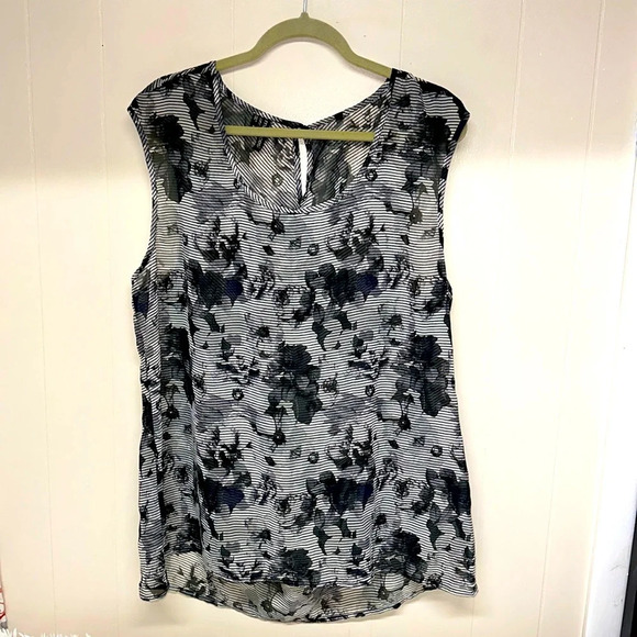 Maurice Semi Sheer Floral Top - Picture 1 of 7